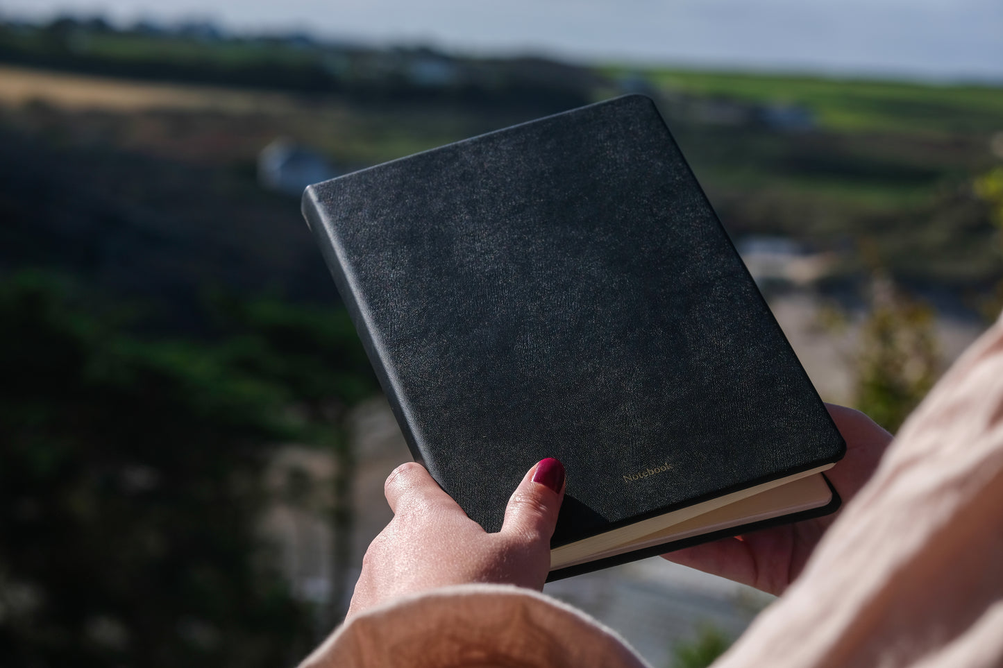 Recycled Plastic Notebook - Porto Black