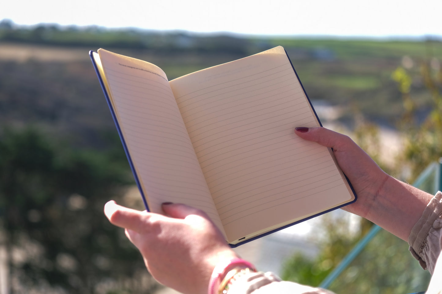 Recycled Plastic Notebook - Violet