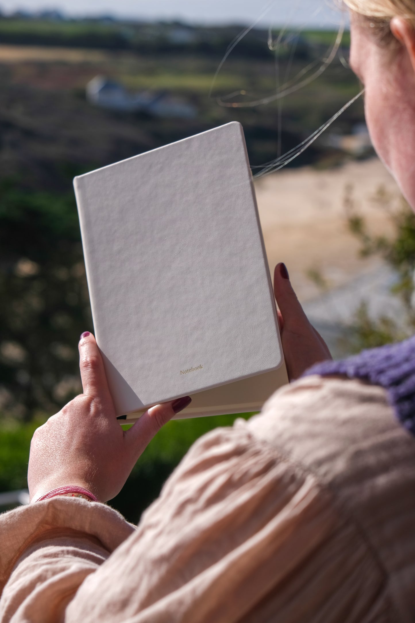 Recycled Plastic Notebook - Cannoli Cream