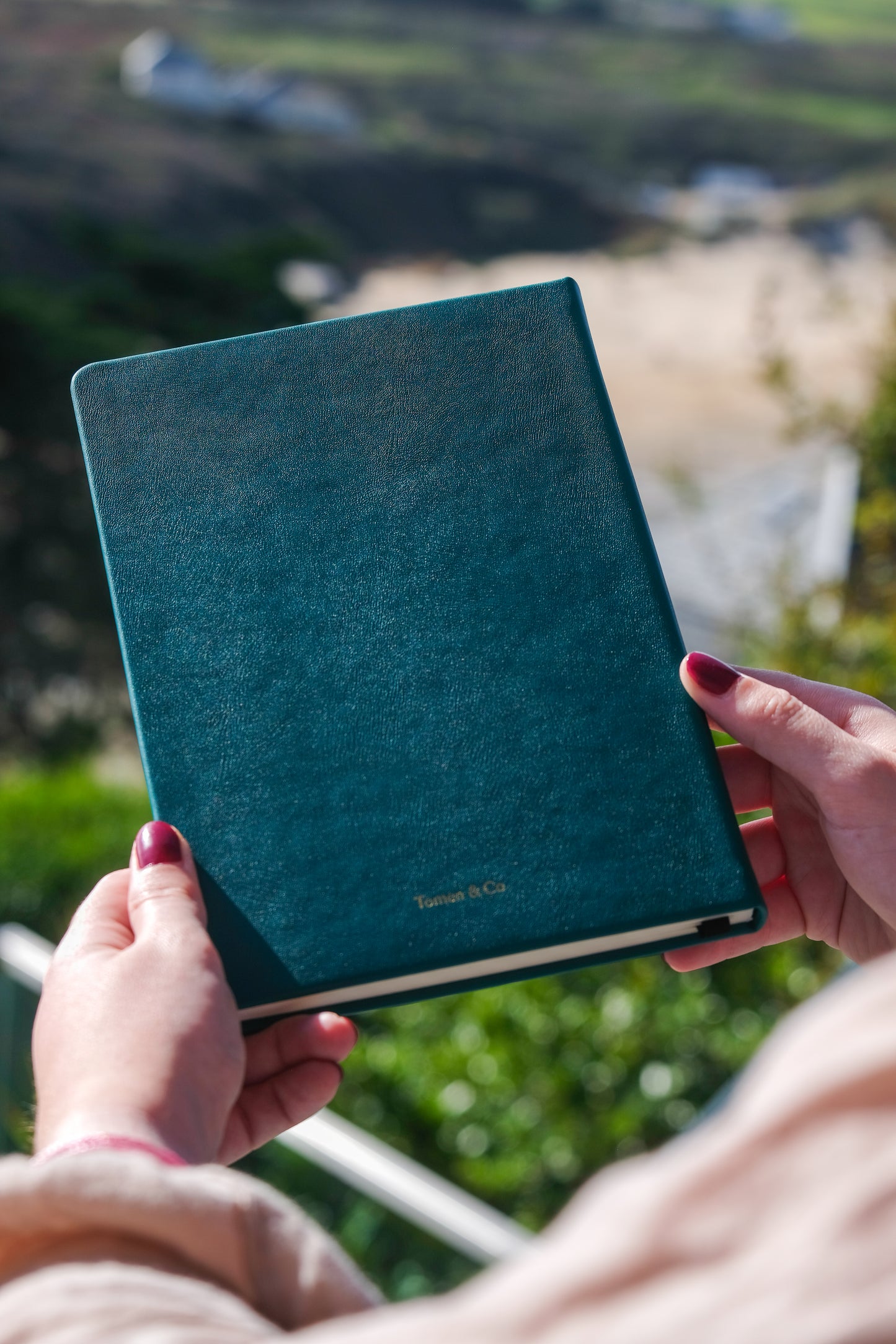 Recycled Plastic Notebook - Pine Green