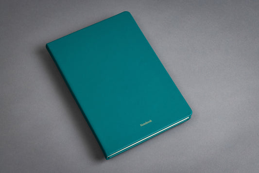 Recycled Plastic Notebook - Pine Green