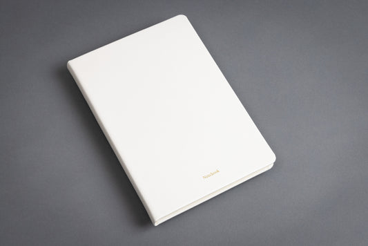 Recycled Plastic Notebook - Cannoli Cream